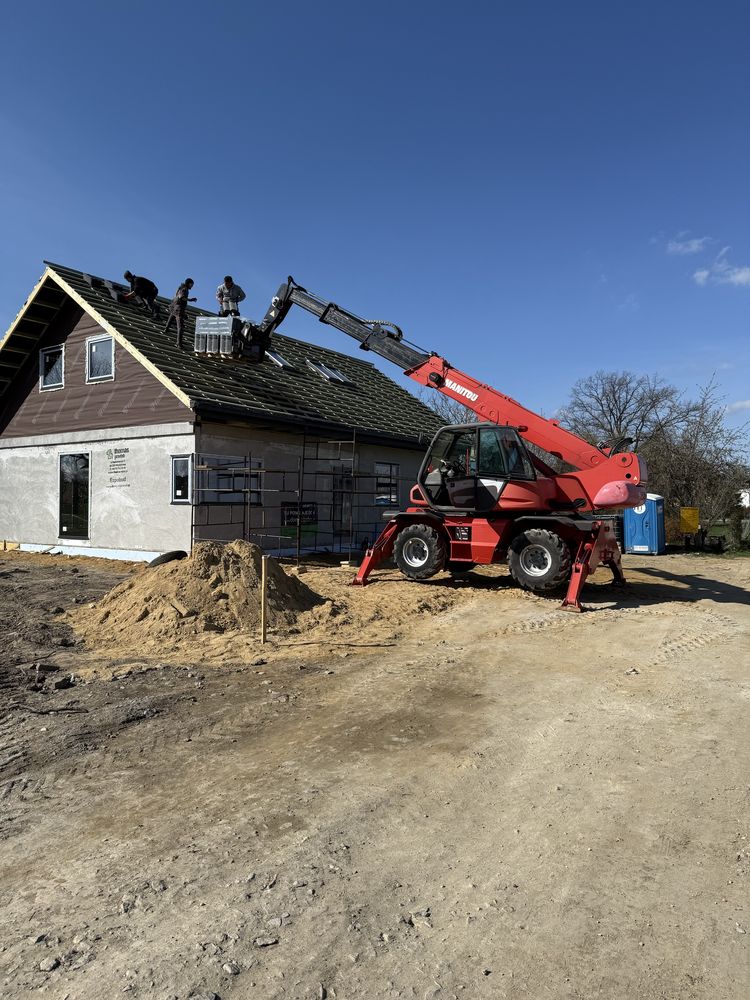 Usługi koparko-ładowarką CAT 444 – wszystkie prace ziemne,wyburzenia