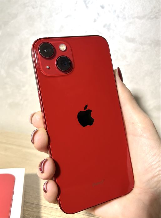 iPhone 13 red 256gb Apple + Чохол і захисне скло Айфон