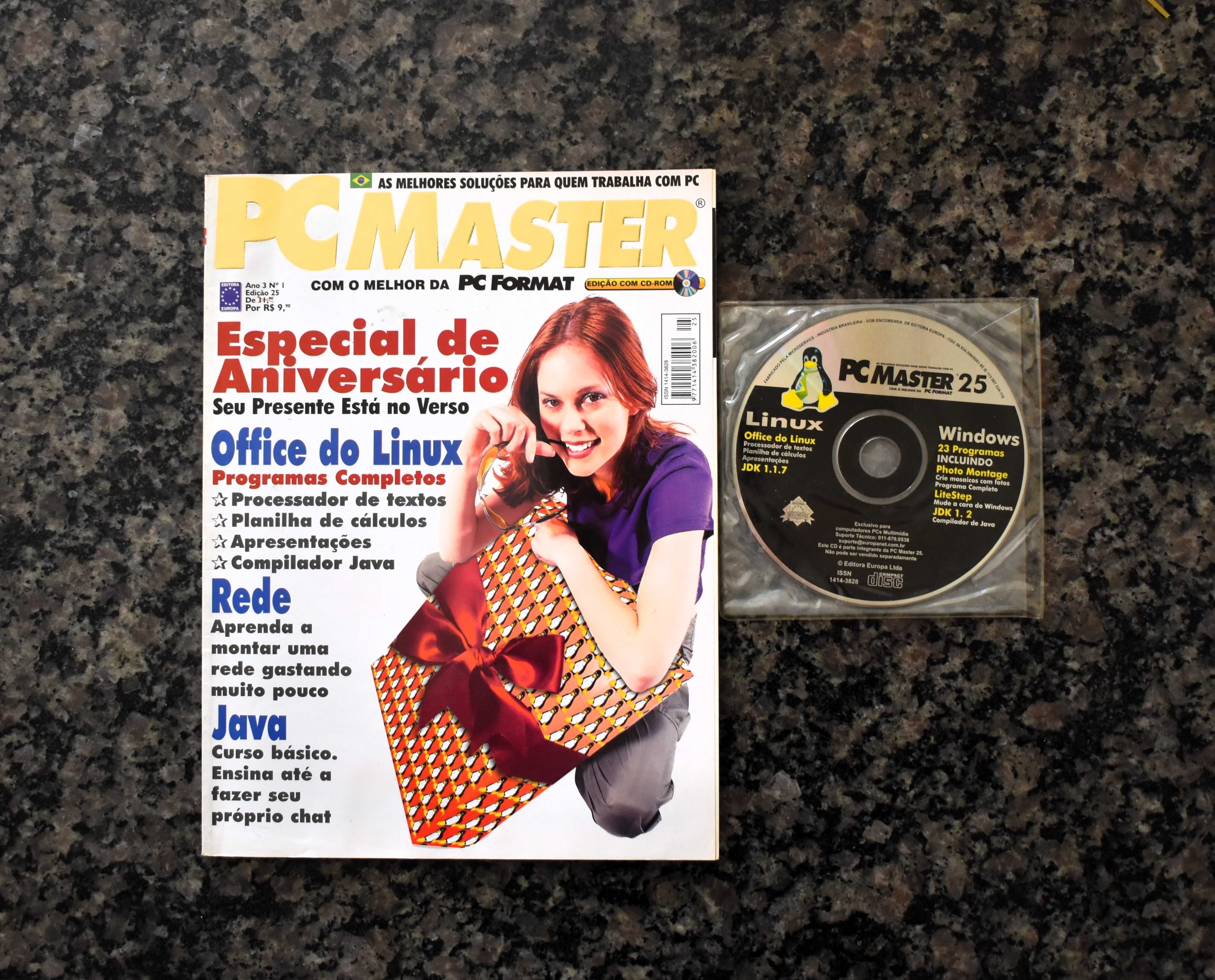 Revista PC Master nº 25 + CD-ROM (1999)