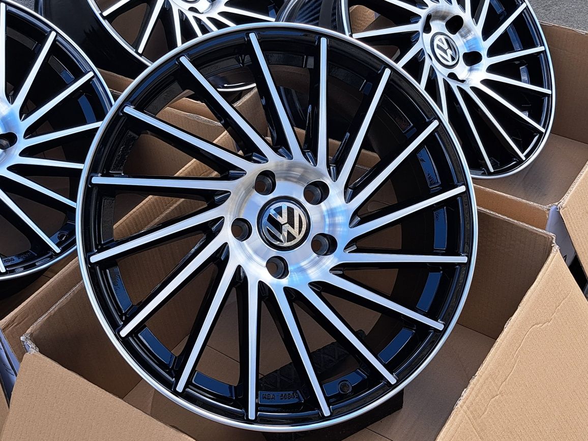 ALUFELGI NOWE VW 18 5x112 T-Roc Passat Golf Jetta Scirocco KT17 CNC