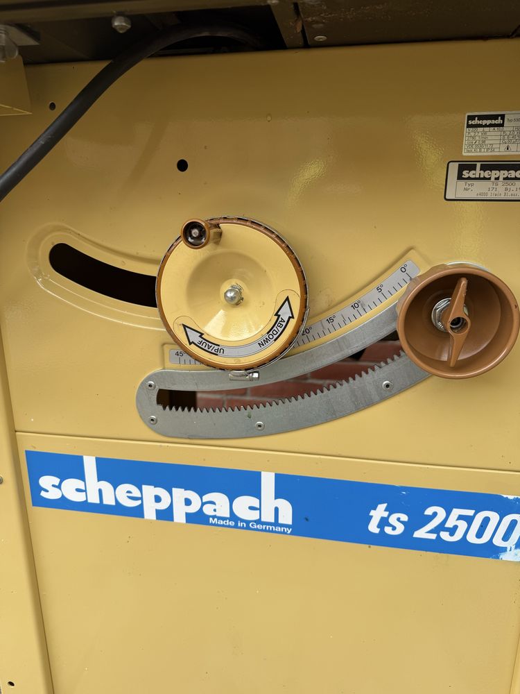 Scheppach TS 2500 Formatówka krajzega
