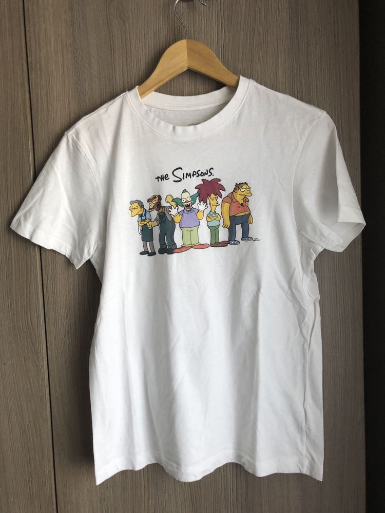 Biała męska koszulka „The Simpsons” z firmy Primark
