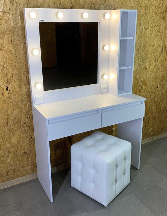 Туалетний столик з поличкою, макияжный гримерный туалетный стол