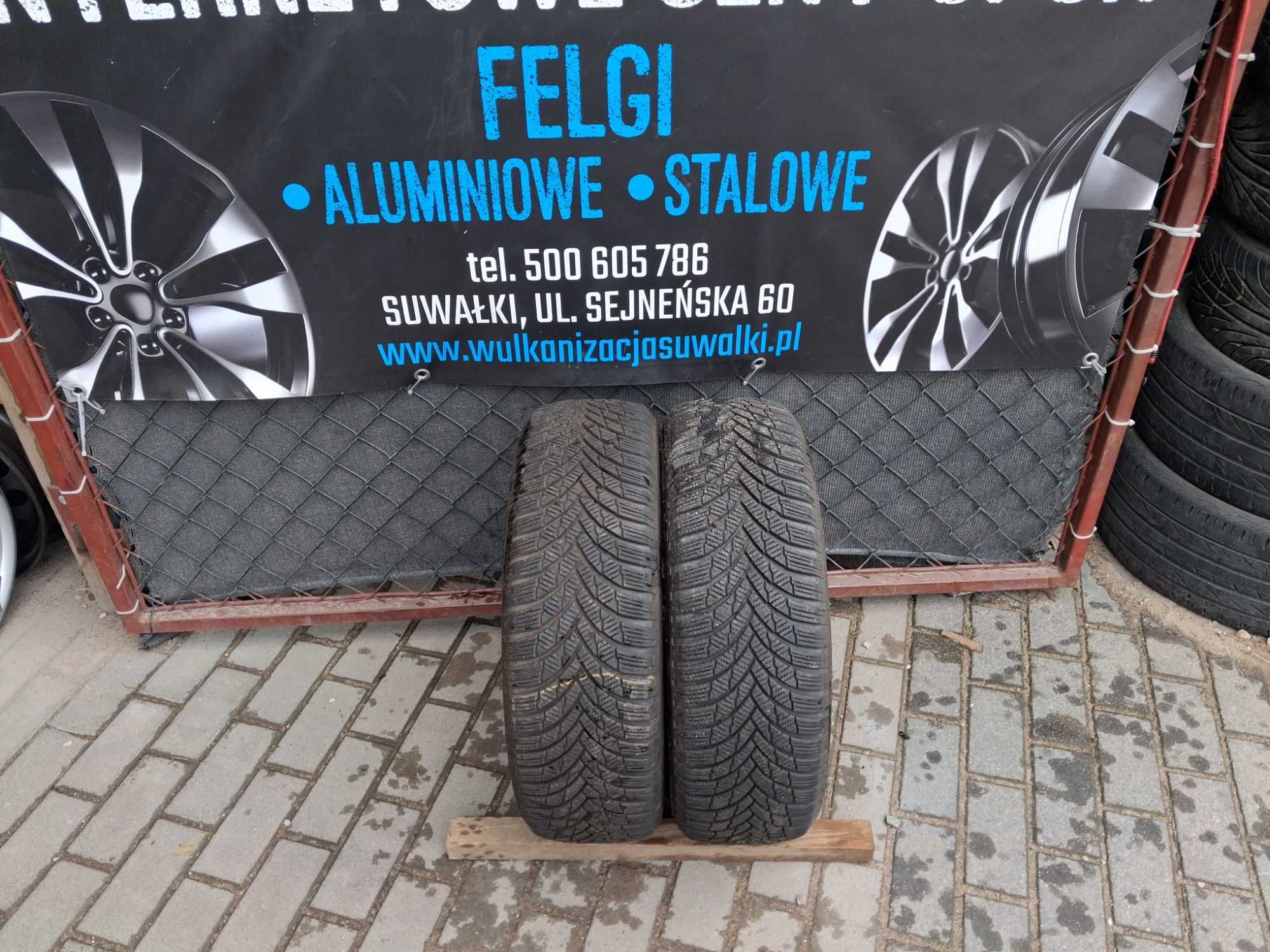 2x używane opony zimowe 195/65 R15 Firestone 2023r Montaż GWARANCJA
