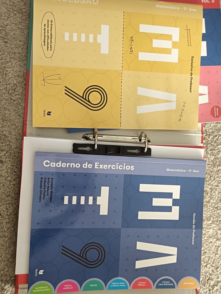 MAT 9 - Matemática 9.º ANO Manual e inclusão NOVOS!