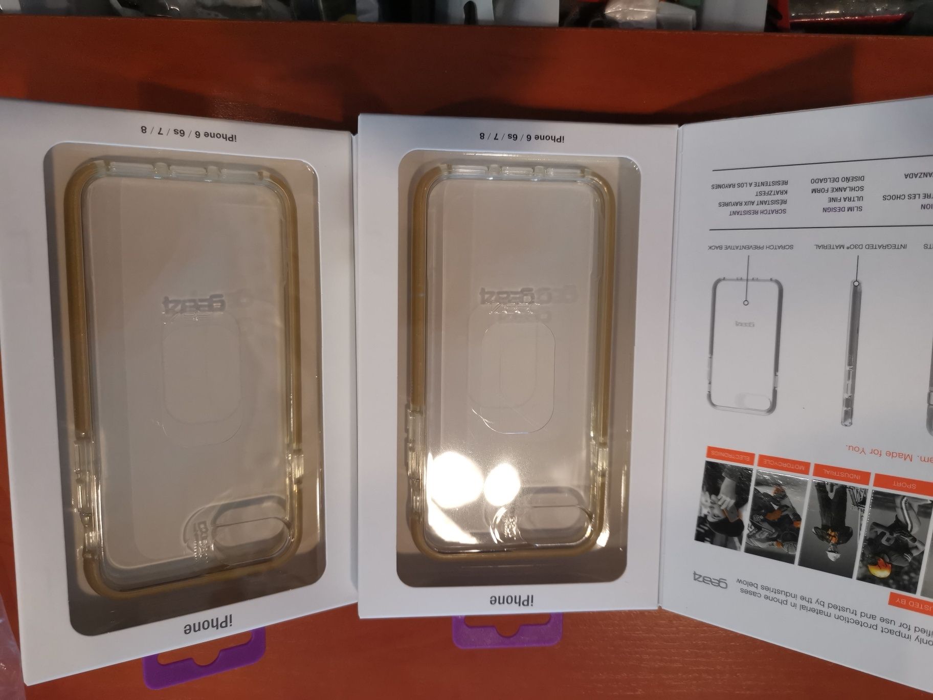 Komplet 2 sztuk etui plecki case  Apple iPhone 6 6s 7 8 SE 2020 , 2022
