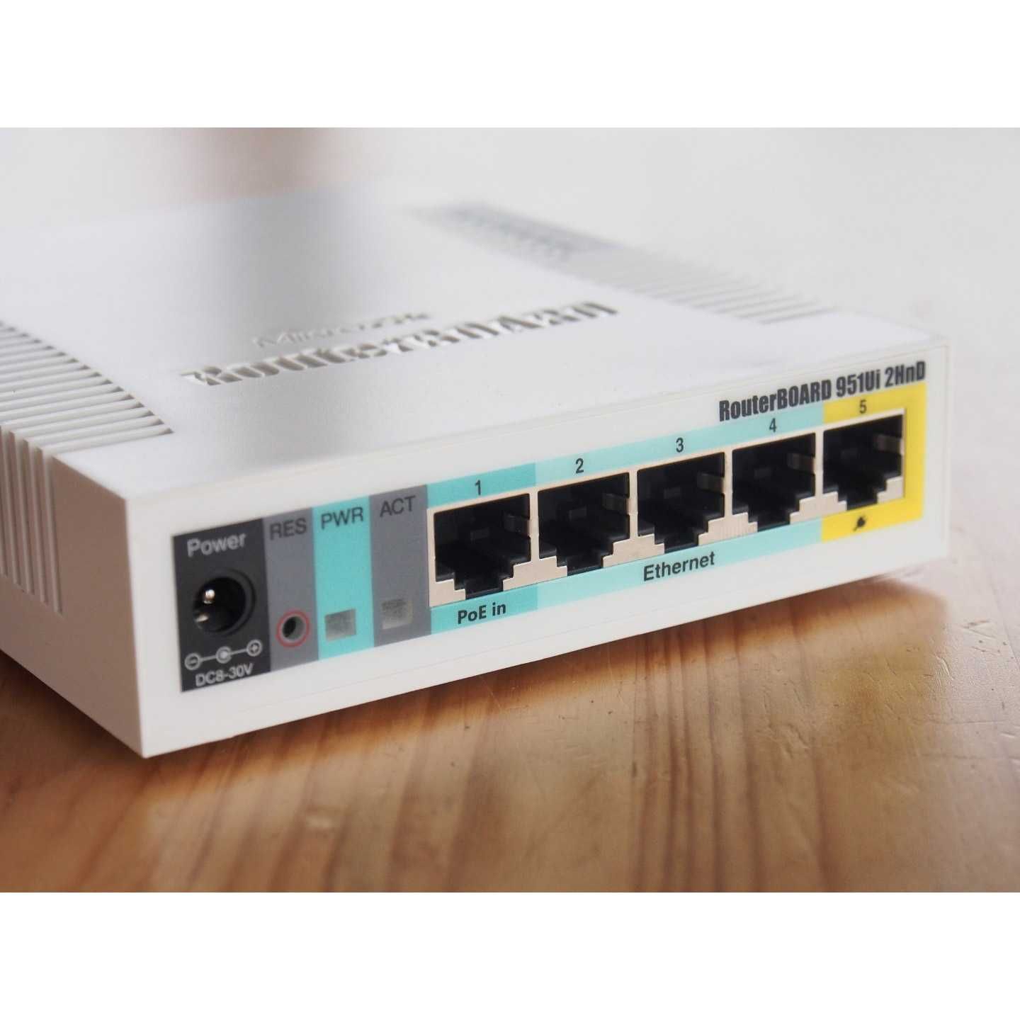 Маршрутизатор роутер MikroTik RB951Ui-2HnD вживаний