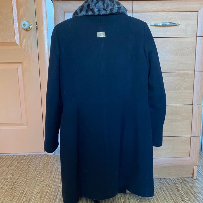 Пальто зимове чорне жіноче / Пальто зимнее черное женское 46-48 розмір