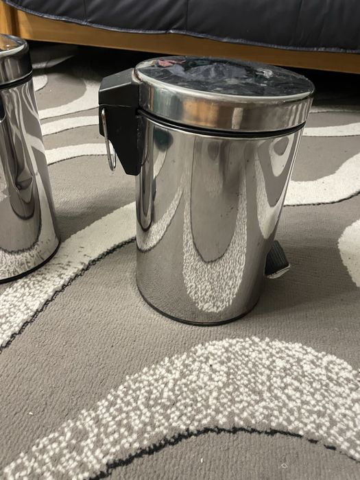 Мусорное ведро нержавейка ,мусорне відро з педалькою,смітник для ванни