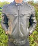 Kurtka motocyklowa skórzana SECA AVIATOR czarna r. 52