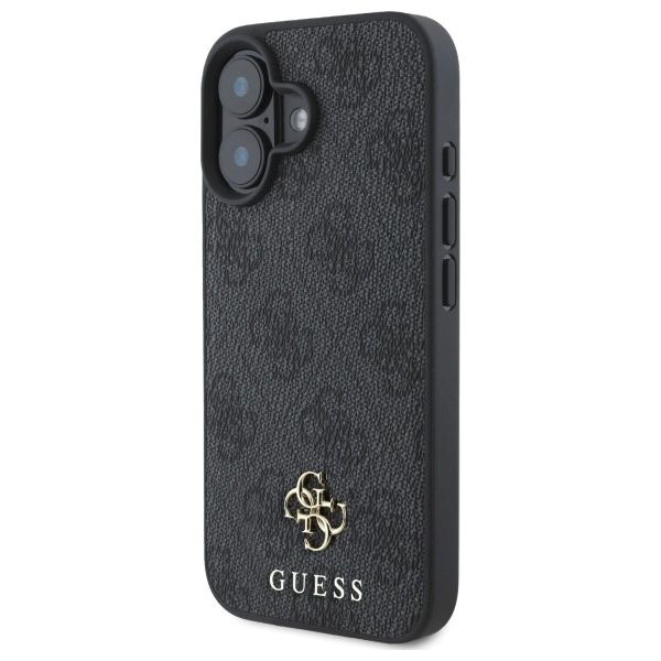 Etui Guess Small Classic MagSafe na iPhone 16 - czarne