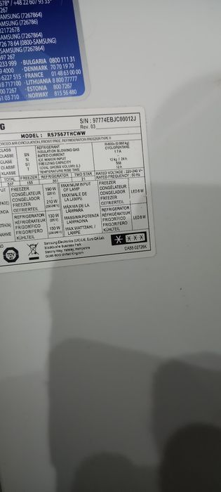 Figorifico americano Samsung