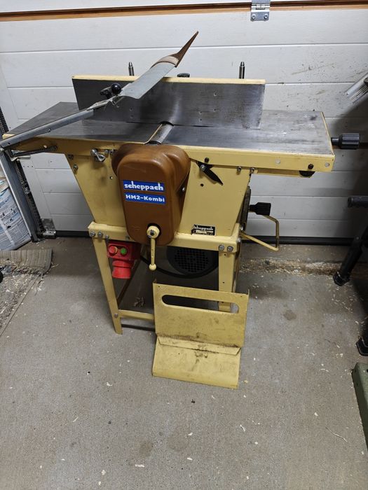 Grubościówka wyrówniarka strugarka Scheppach HM2, Dyma