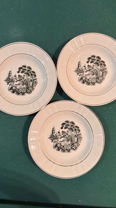 Conjunto 3 Pratos Grafismos