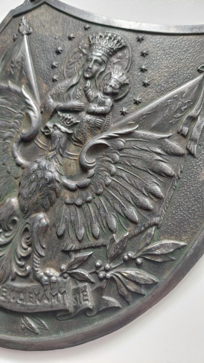 Polski ryngraf patriotyczny - duży i kompletny