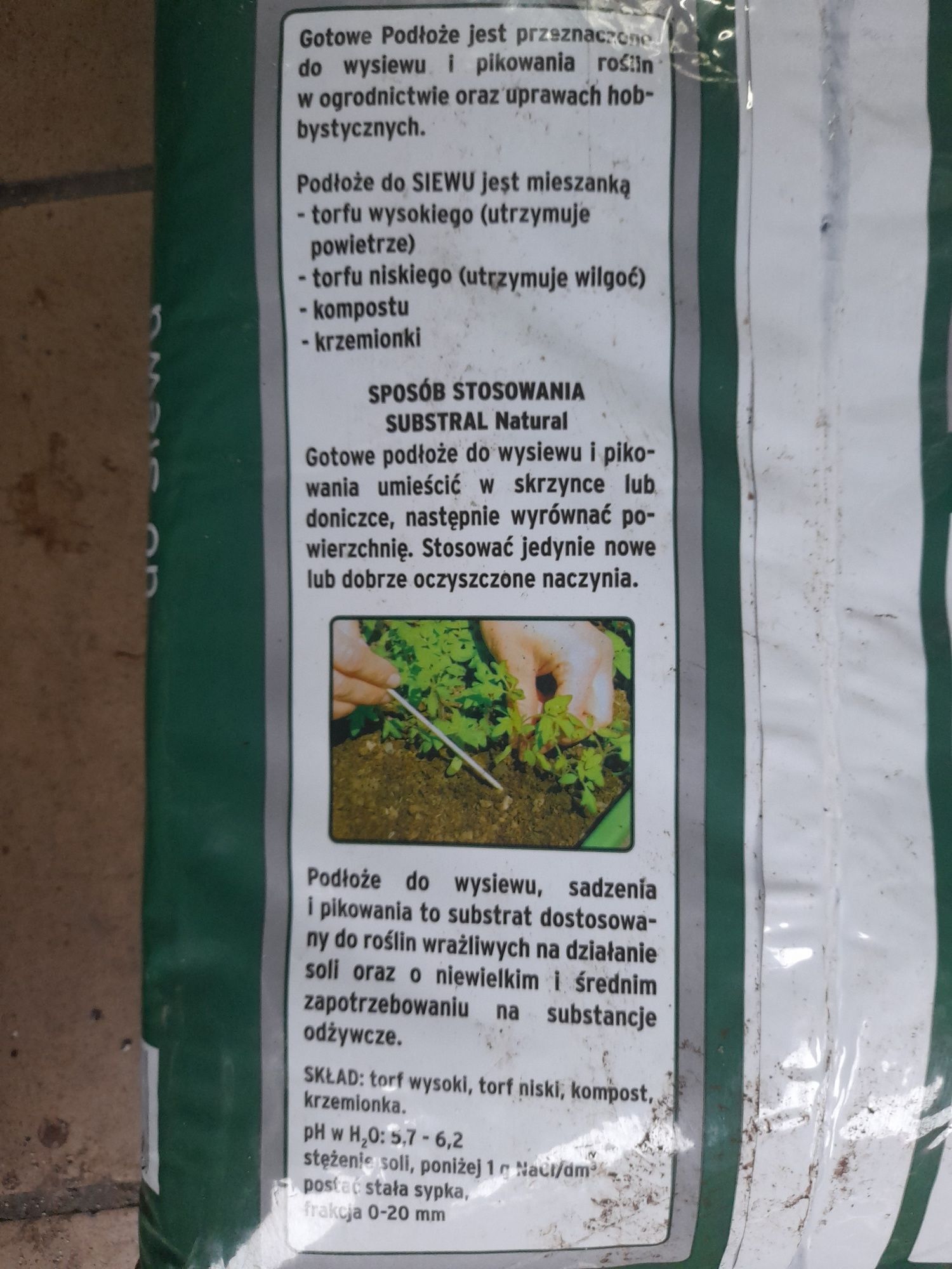 SUBSTRAL Podłoże, ziemia do siewu + Kompost 20L