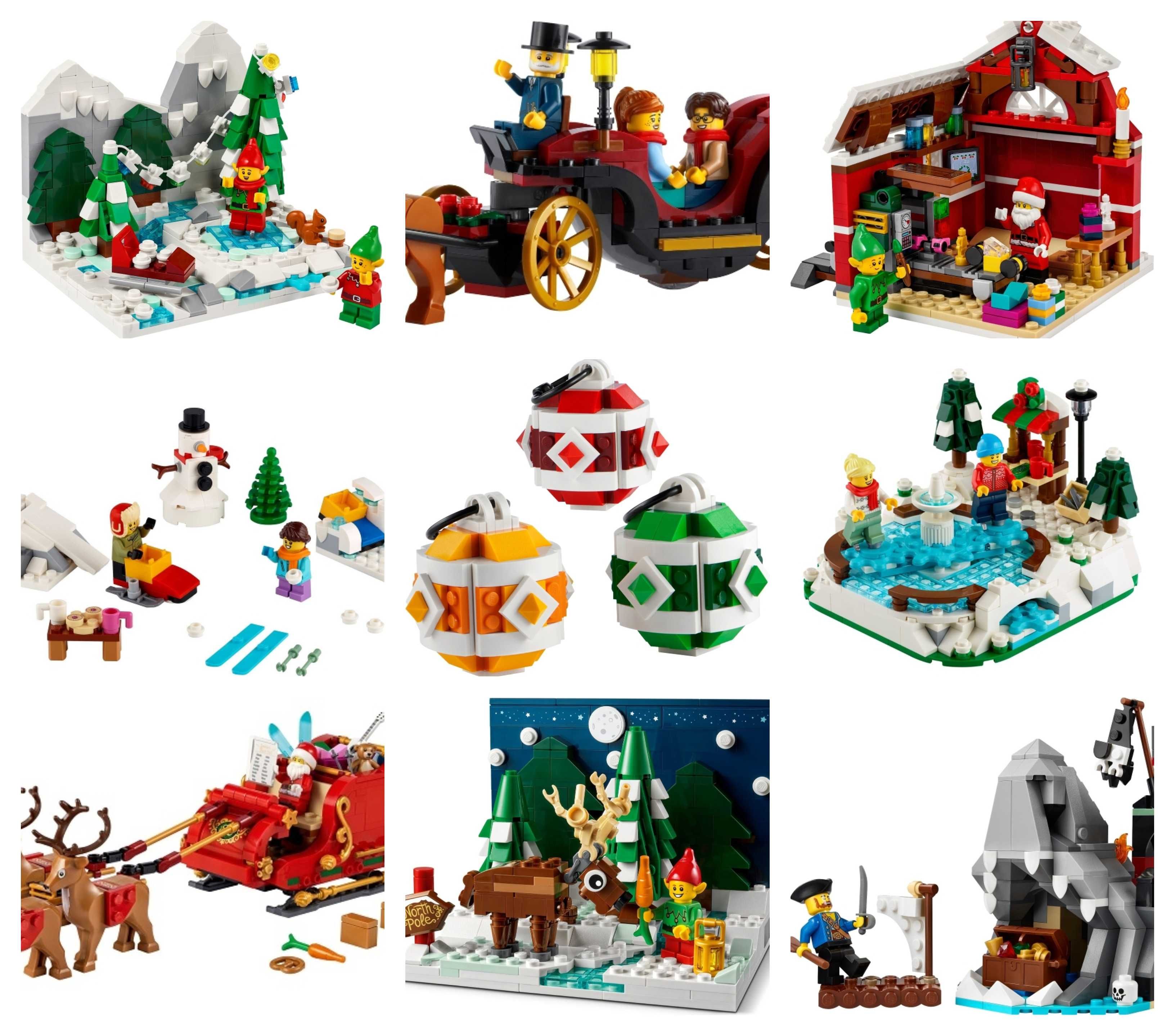 LEGO ARCHITECTURE, CITY, CREATOR, ICONS, IDEAS, SPEEDCHAMPIONS, NATAL;