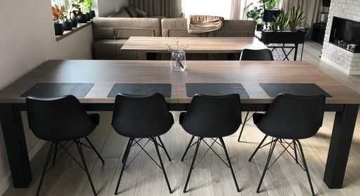 Stół rozkładany z ośmioma  nogami, 400/100/76 metal i gratis ława