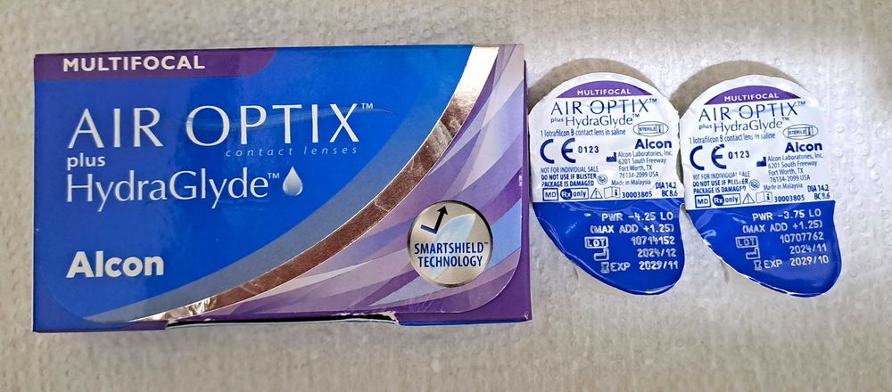 AIR OPTIX plus HYDRA GLYDE Multifocal  mies. soczewki progresywne