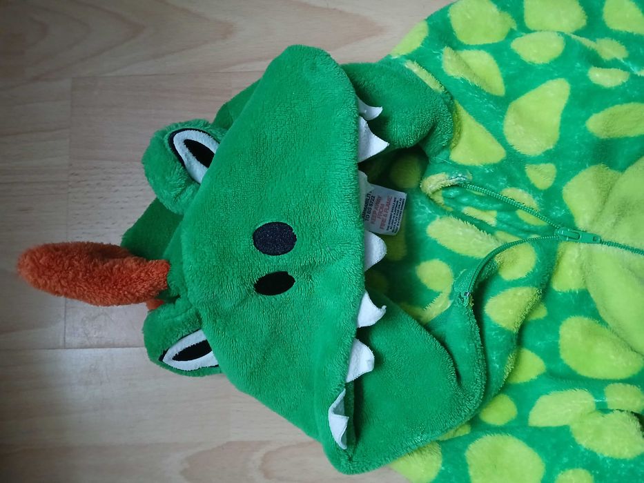 Dinozaur smok kostium przebranie strój r. 104  cm