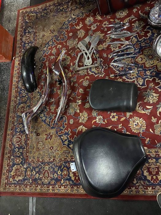 Suzuki vl 800 volusia   blotnik czesci sakwa wydech