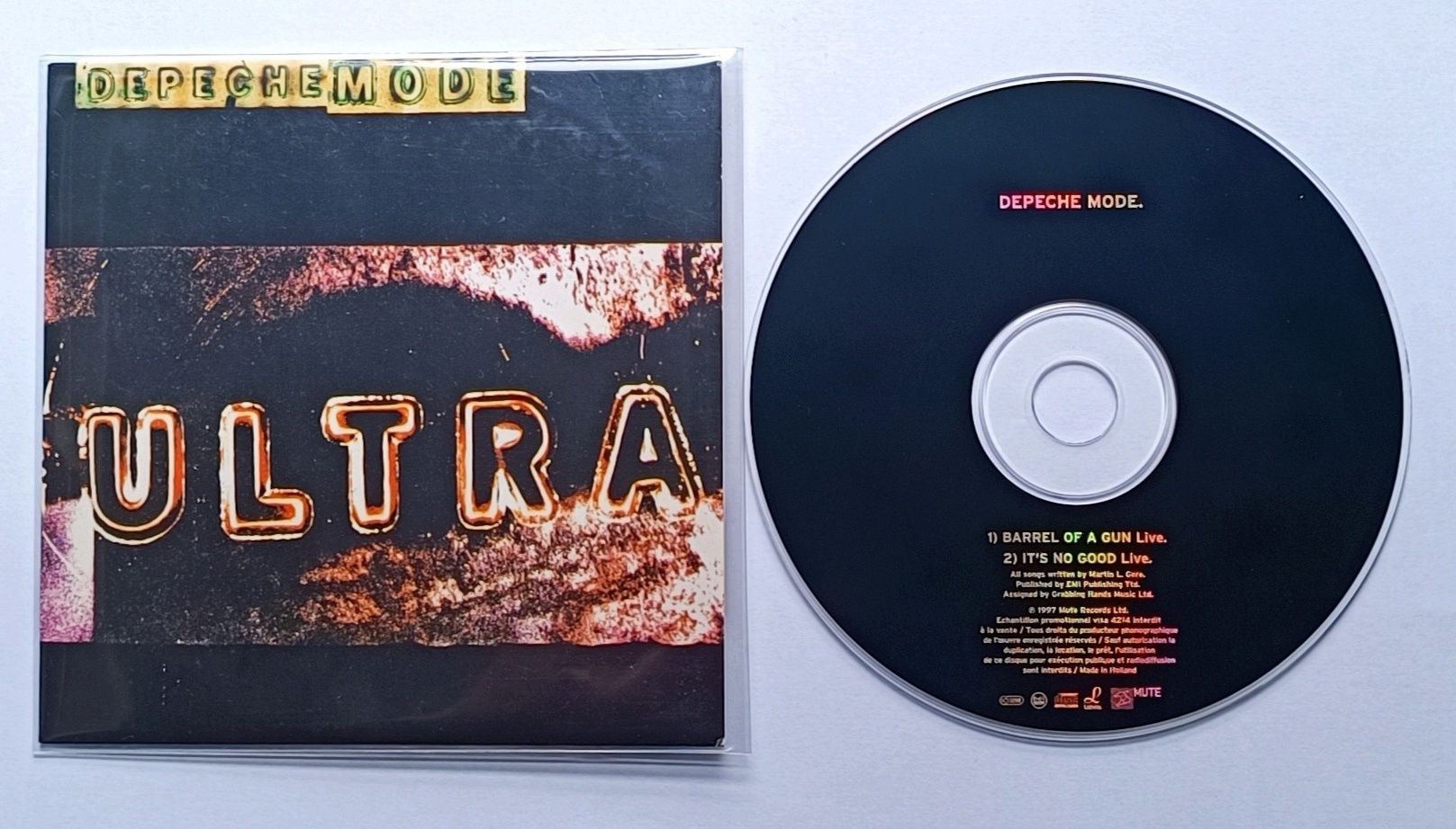 Depeche Mode - Ultra - CD Promo - 1997 - Visa France