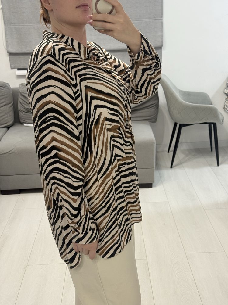 Лёгкие oversize рубашки, 4 штуки (размер M–L)