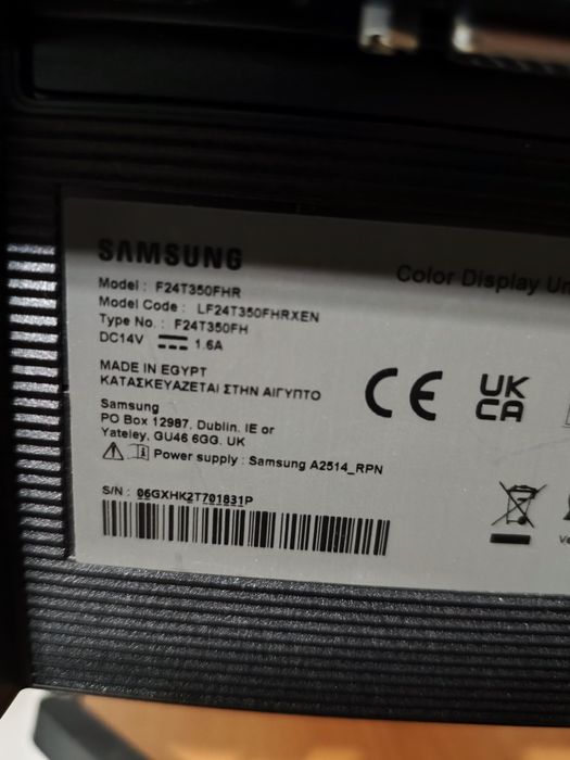 Монитор Samsung LF24T350FHRXEN