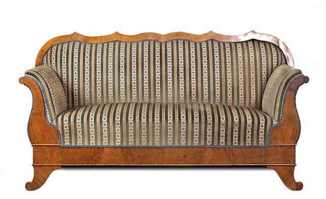 Piękna sofa Biedermeier Niemcy XIX wiek