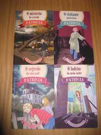 Vários livros da Patrícia