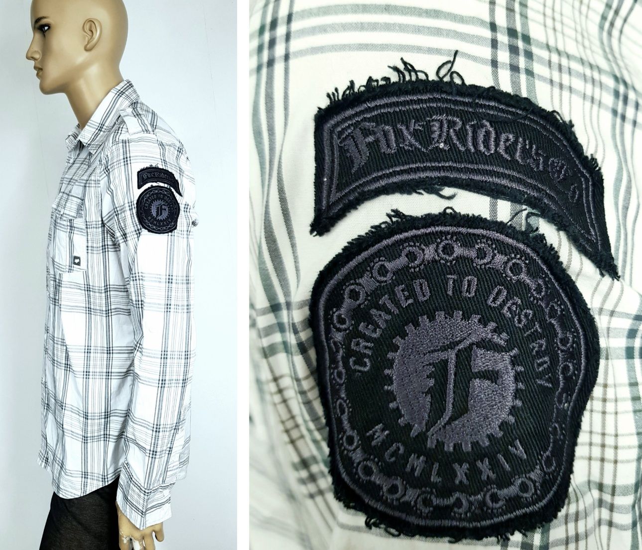 Fox Slim Fit Fox Riders męska koszula rozmiar L