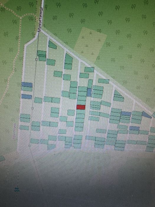 Дачна ділянка з недобудованим будинком у Микитинцях