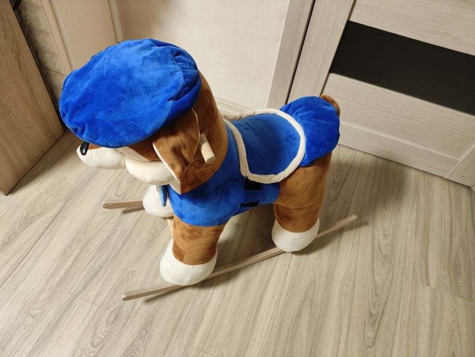 Собачка каталка Paw Patrol/ Собачка гойдалка Щенячий патруль Гонщик