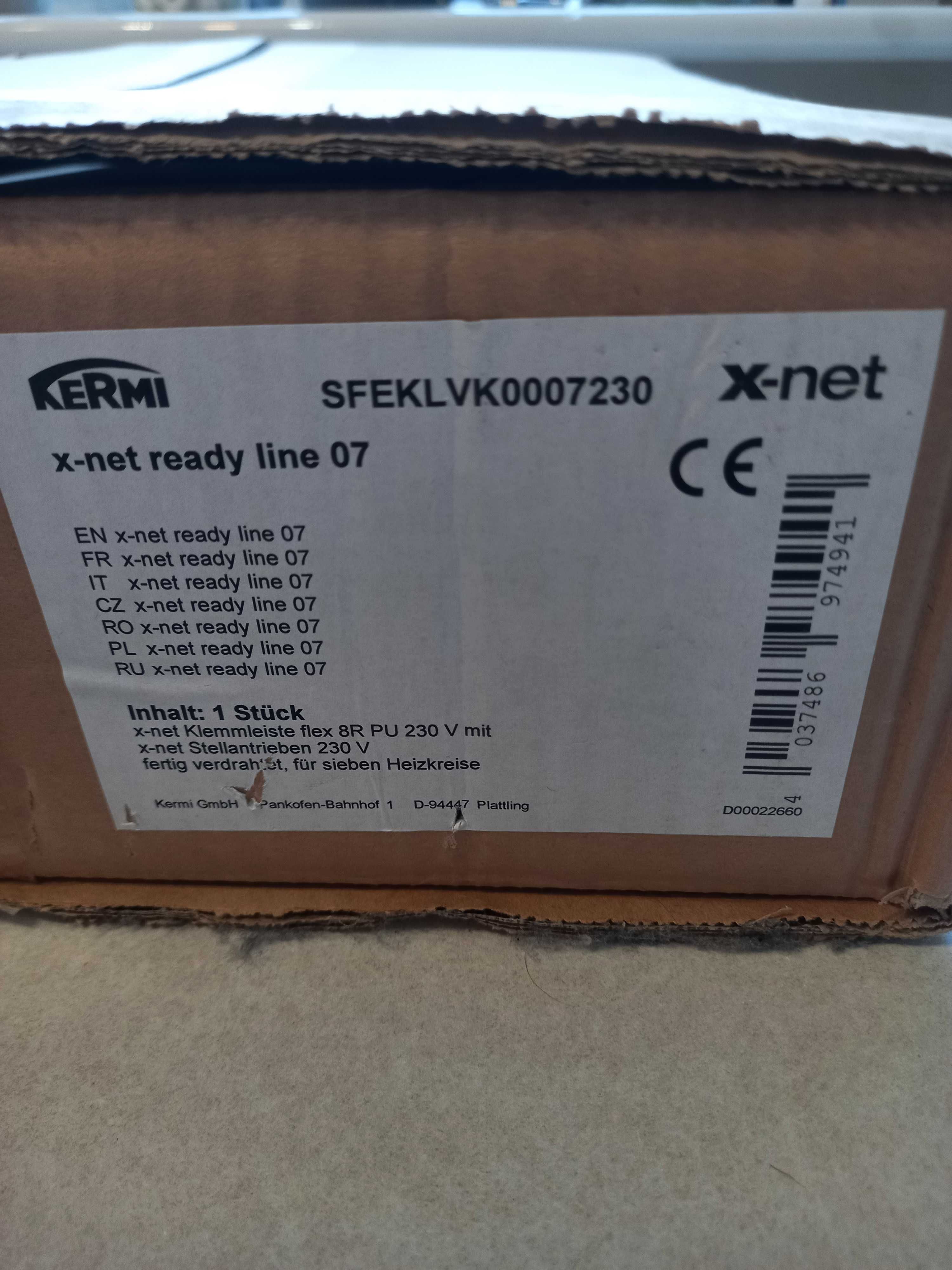 Kermi x-net ready line 07 listwa obwodu grzewczego, podłogowe, scienne