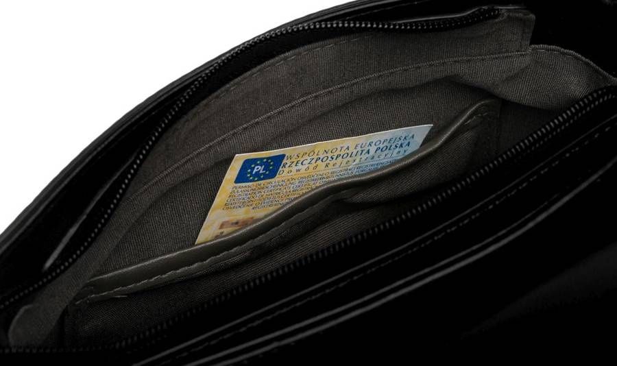 minimalistyczna listonoszka na szerokim pasku - david jones