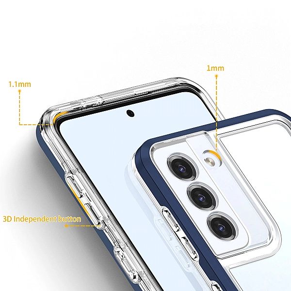Clear 3in1 etui do Samsung Galaxy S21+ 5G (S21 Plus 5G) żelowy pokrowi