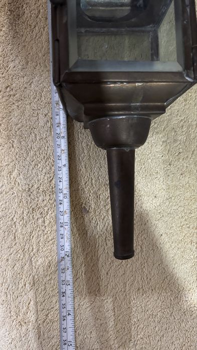 Antiga lanterna de carruagem