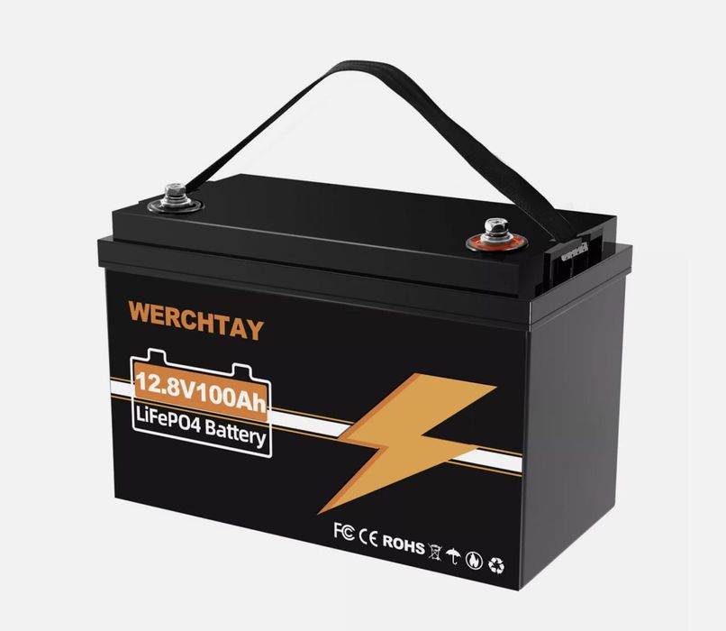 Німеччина! Акумулятор LiFePo4 12V 100Ah BMS Акб аккумулятор инвертора