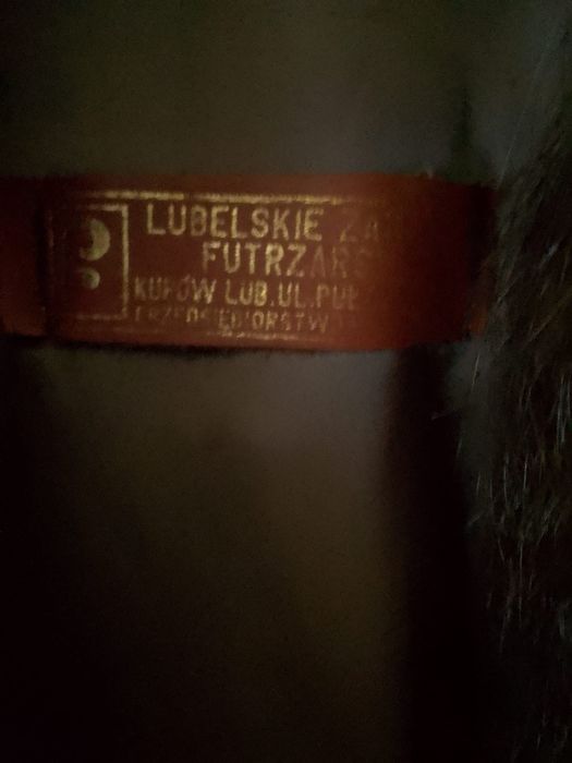Futro vintage Lubelskie zakłady futrzane