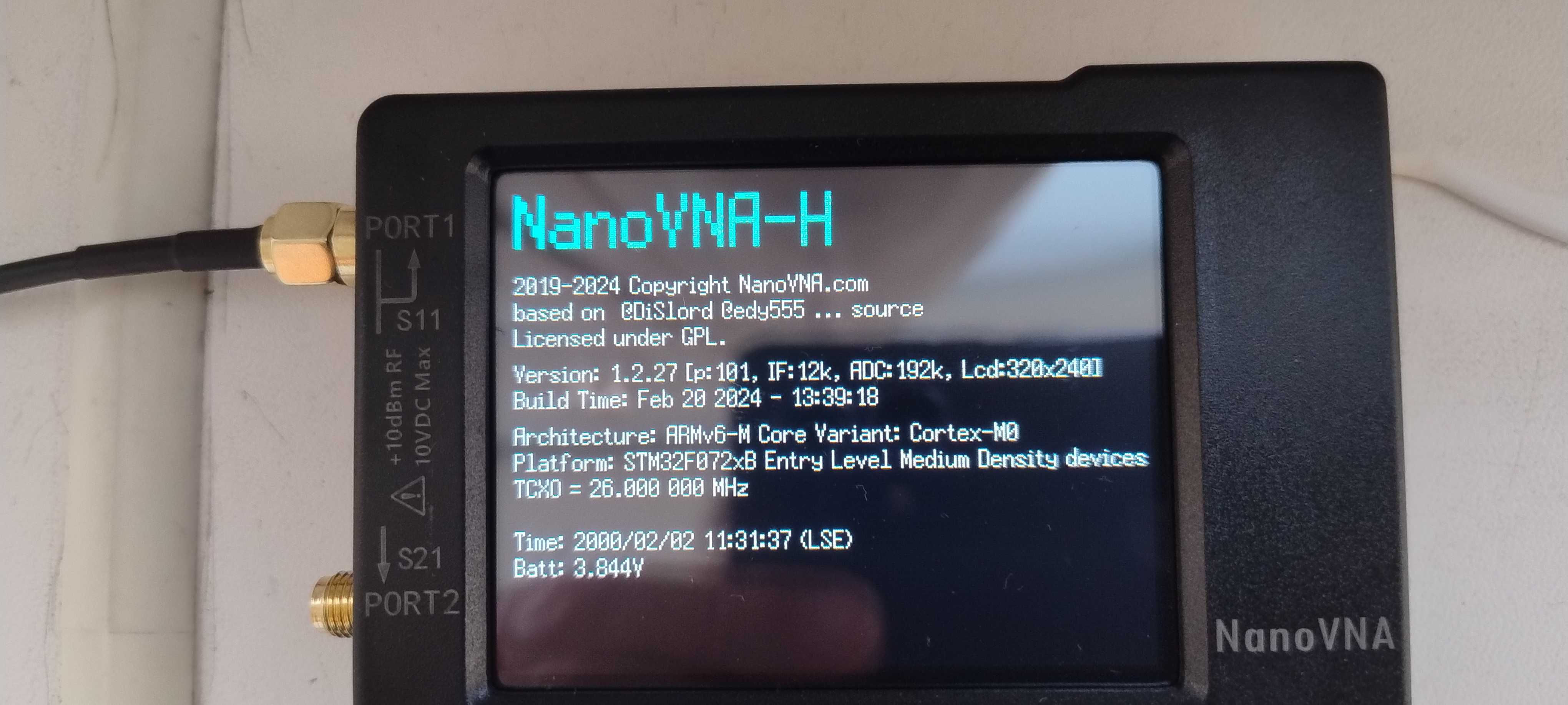 Антенный векторный анализатор NanoVNA - H, до 1500 МГц АЧХ КСВ Nano VN