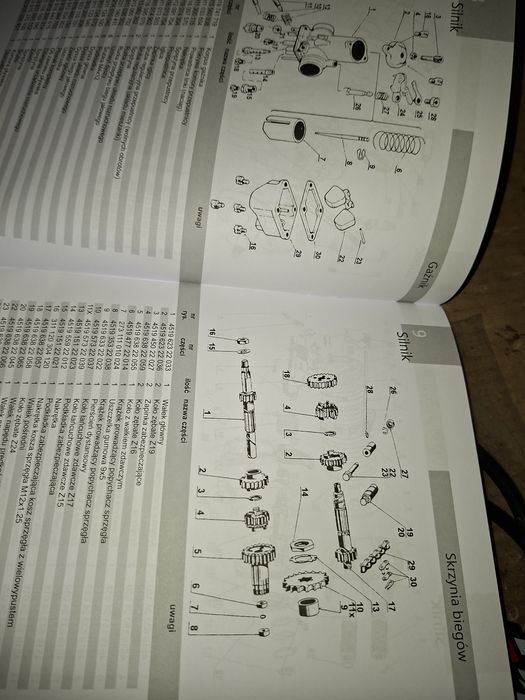 Nowy zestaw instrukcja obsługi katalog+linka licznika jawa 350