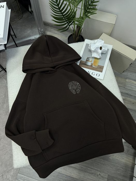 Худі на флісі оверсайз