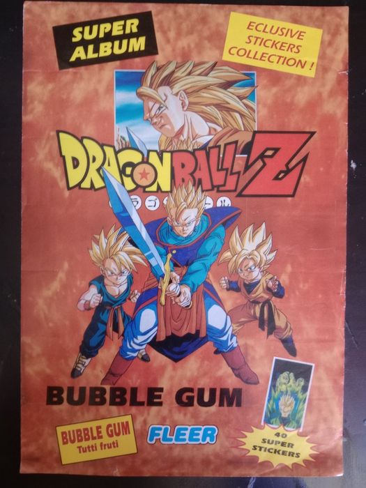 Dragon Ball album Fleer PEŁNY