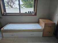 Cama com gavetão Individual