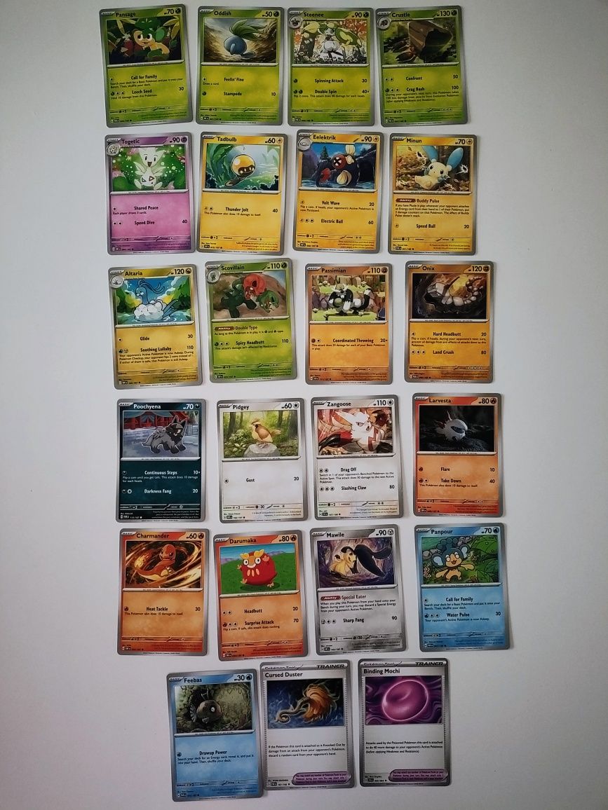 Sprzedam oryginalne karty Pokemon 

1. Tangela 
2. Sprigatito 
3. Mow