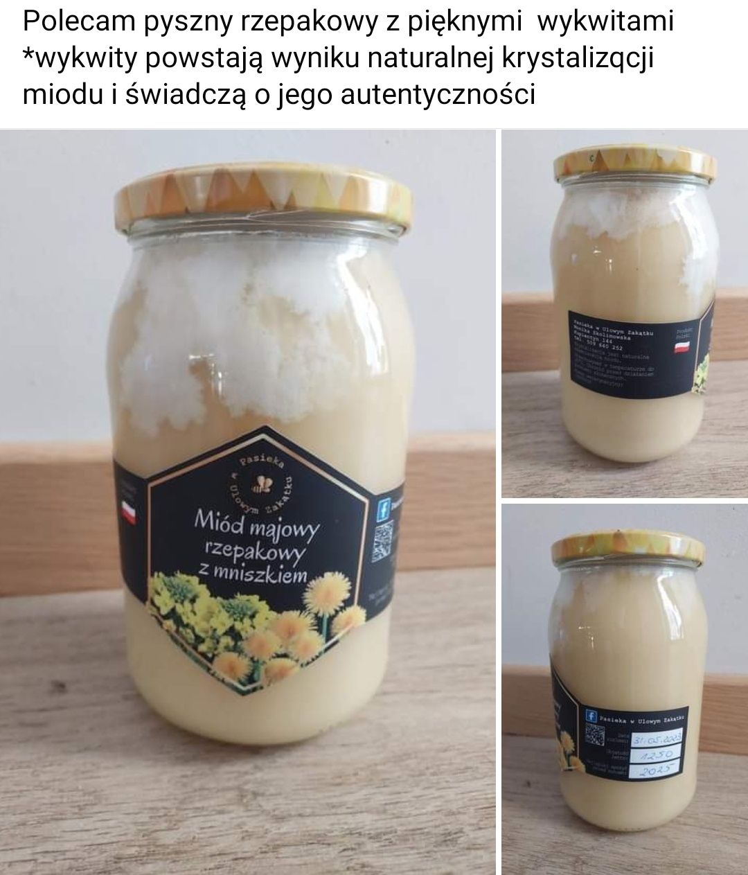 Miód z ekologicznej pasieki pod nadzorem weterynaryjnym