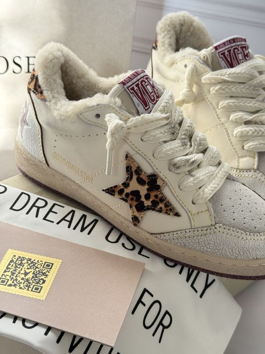 Кеди Golden Goose розмір 36, 39, 40 утеплені з хутром