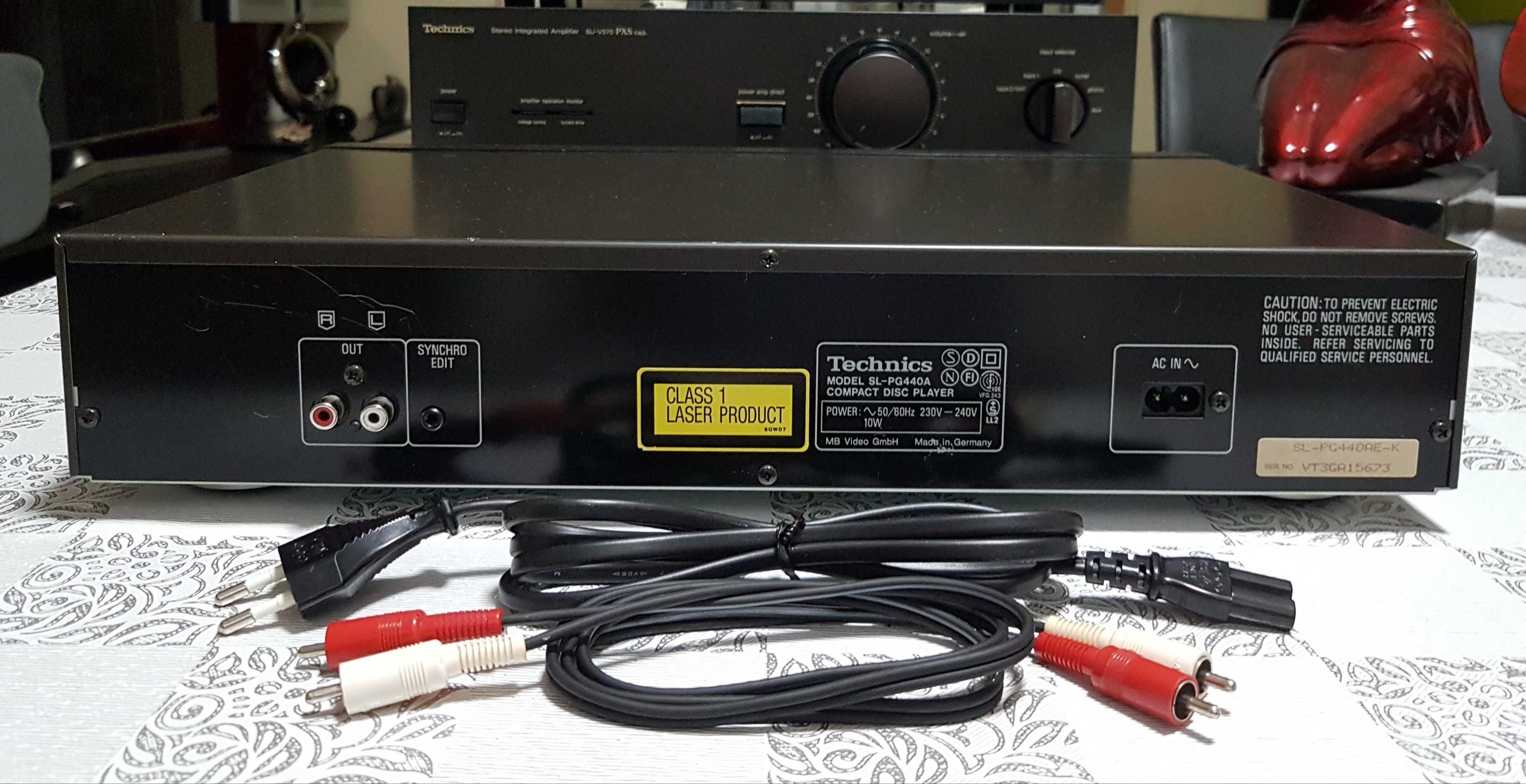 Leitor de CD Technics SL-PG440A