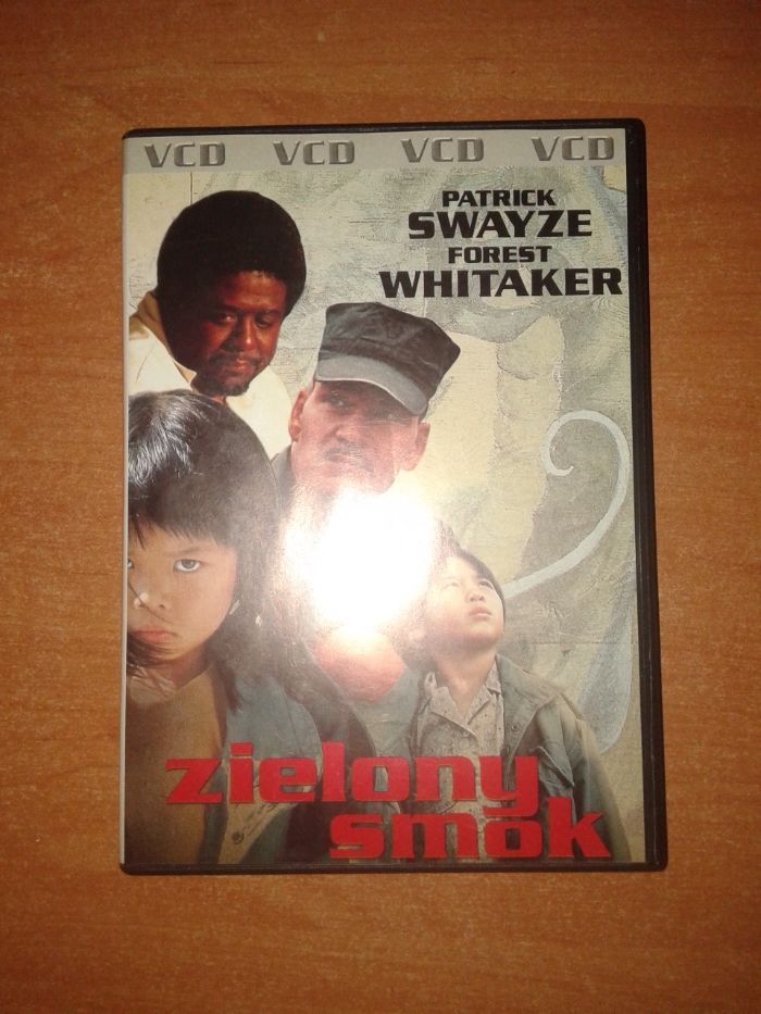 Zielony Smok Patrick Swayze, Forest Whitaker film na VCD 2 płyty