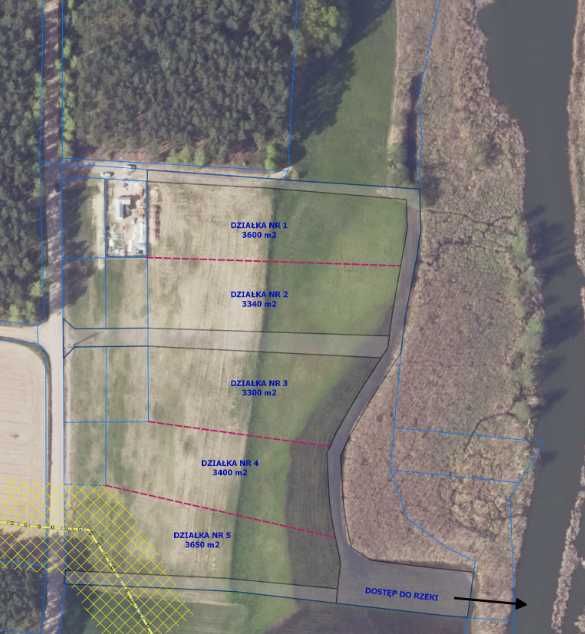 Działka rolna położona blisko jeziora!